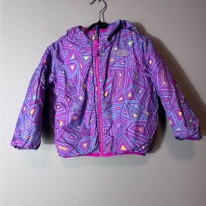 The North Face Girls Reversible Perrito Hooded Jacket 2T